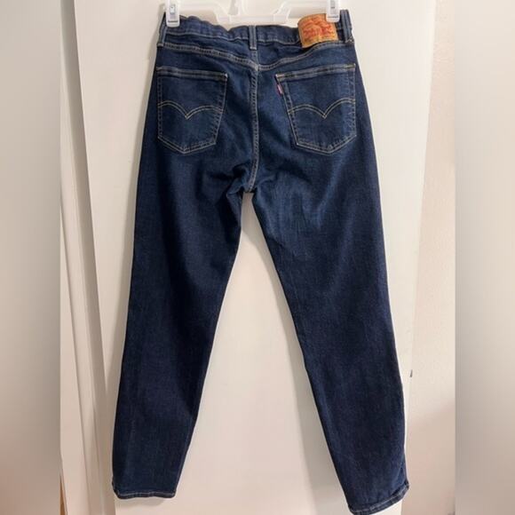 Levi's Men's 541 Athletic Taper Dark‎ Denim Blue Jeans Mens 34x34 - Picture 2 of 6